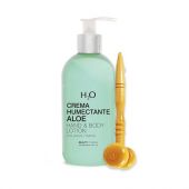 CREMA H2O ALOE 350ML+MASAJEADOR