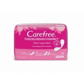 Protectores Diarios Carefree Protector Compact 20 Unidades