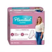 Toalla Para Incontinencia Plenitud Femme Esencial 8 Unidades