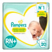 Pañales Pampers Recién Nacido 20 Unidades