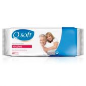 TOALLITAS HUMEDAS QSOFT X40 UNIDADES.