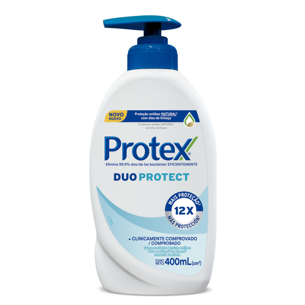 Jabón Líquido Protex Duo Protect Pump 400 Ml