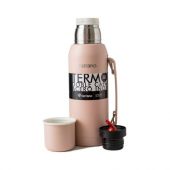Termo Terrano Forrado Premium Rosa Pálido 1 L
