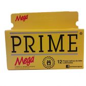PRESERVATIVOS PRIME MEGA X12 UNIDADES.