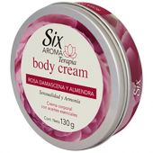 CREMA CORPORAL SIX BODY ROSA DAMASCENA Y ALMENDRAS