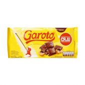 CHOCOLATE GAROTO TABLETA CON CASTAÑAS DEL CAJU 125GRS