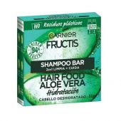 Shampoo Garnier Fructis Hair Food En Barra Aloe Vera Hidratación 60 G