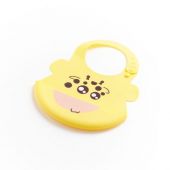 Babero Rabbit De Silicona Amarillo