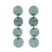 Aros Chiaramo Cascada Blanco Y Celeste