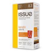 Kit Tinta Issue Keratin Color N°8.3 Rubio Claro Dorado