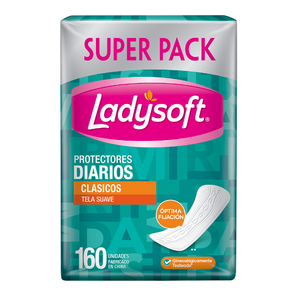 PROTECTORES DIARIOS LADYSOFT PROTECTORES DIARIOS X160