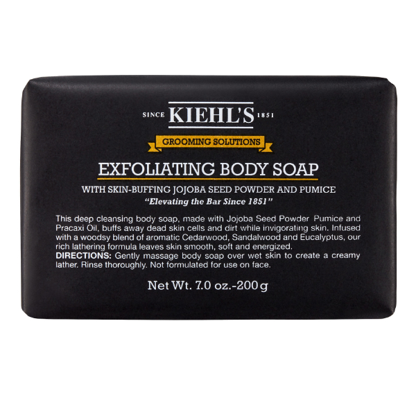 Jabón En Barra Exfoliante Corporal Hombre Kiehl's Grooming Solutions 200 G