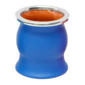 MATE COPA DE CERAMICA EN SIMIL CUERO