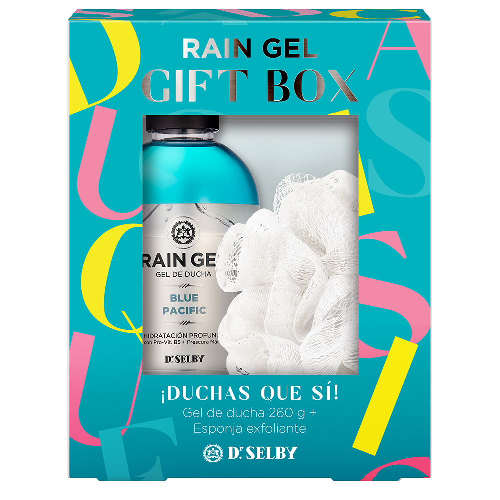 Gel De Ducha Rain Gel Blue Pacific 260 Ml + Esponja