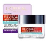 Gel Crema L'oréal Revitalift Con ácido Hialurónico Antibrillo 50 Ml