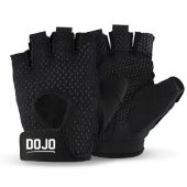 Guantes Musculación Dojo Negro Talle L