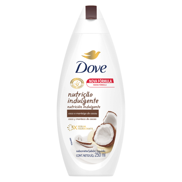 JABÓN LÍQUIDO DOVE LECHE DE COCO 250 ML