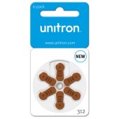 Pilas Unitron Para Audífonos Tipo 312
