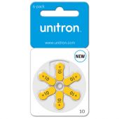 Pilas Unitron Para Audífonos Tipo 10
