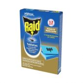 Tabletas Antimosquitos Raid 12 Unidades