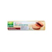 GALLETAS SANDWICH RELLENO CHOCOLATE SIN AZUCAR
