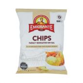 Chips De Papa Y Boniato Emigrante Sin Sal 75 G