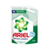Jabón Líquido Para Ropa Ariel Máxima Limpieza Pouch 3 L
