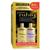 PACK SHAMPOO CAPILATIS PURO RUBIO ILUMINADOR + ACONDICIONADOR 50% GRATIS