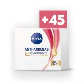 CREMA NIVEA FACE ANTIARRUGAS + REAFIRMANTE +45 AÑOS 50ML
