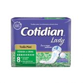 TOALLAS FEMENINAS COTIDIAN LADY MAXI X8 UNIDADES