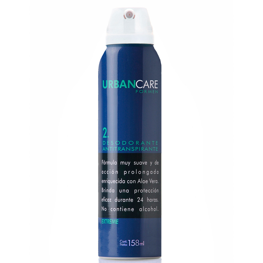 Desodorante Y Antitranspirante En Aerosol Urban Care Men Extreme 158 Ml