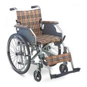 SILLA DE RUEDA ALUM TAPIZADO CUADRILLE