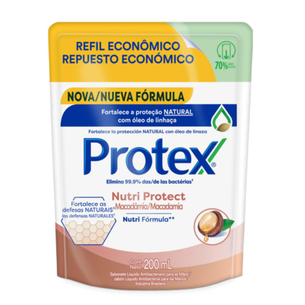 Jabón Líquido Protex Macadamia 200 Ml