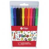 Marcador Escolar Fino 2210 10 Colores