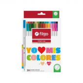 Marcador Fibra Liner Punta 0,4  30 Unidades