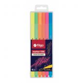 Marcador  Marker 036 1,0 Caja 6 Fluo