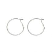 Aros Top Plateados 20mm