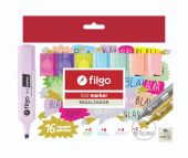 Resaltadores Filgo Text Marker Colores Surtidos 16 Unidades
