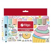Resaltadores Filgo Text Marker Pastel 18 Unidades