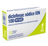 Diclofenac Ion Retard 100 Mg 10 Cápsulas