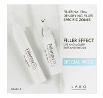 Cofre Fillerina Gel De Relleno De Labios 7 Ml  + Gel De Relleno De Ojos 15 Ml Grado 4