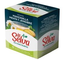 Té La Selva Manzanilla - Menta Y Jengibre 10 Saquitos