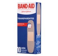 Curitas Band-aid Transparentes 10 Unidades