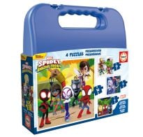 Puzzle Educa Valija Spidey 4 En 1