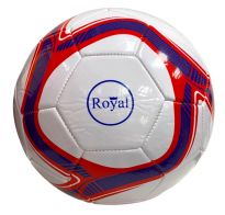 Pelota De Futbol Royal Rojo Azul Y Blanco