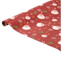 Papel De Regalo Happy Paper Navidad Rojo