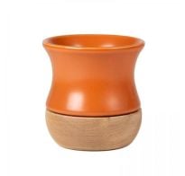 Mate Terrano Wood Cerámica Terracota