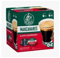 Cápsulas De Café Manzanares Expreso 10 Unidades