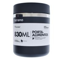 Contenedor Hermético Terrano Negro 830 Ml