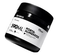 Contenedor Hermético Terrano Negro 590 Ml